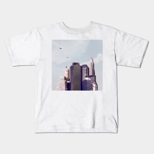 Helicopter, New York City 2 Kids T-Shirt